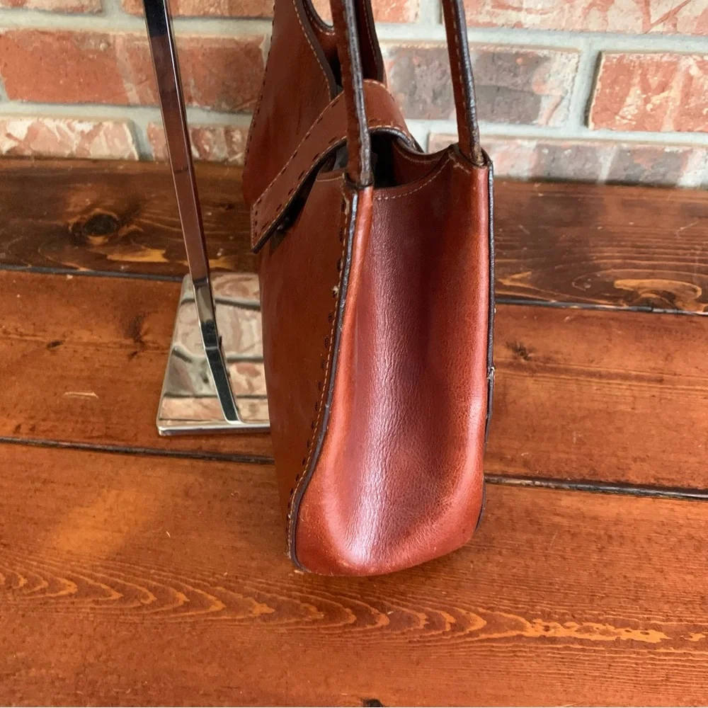 Fossil Sedona li Vintage New Italian Women's Scoop Leather Hobo Shoulder Bag